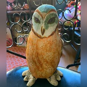 Owl Pillow John Derian for Target NWT Beaded Fast Shipping!!!